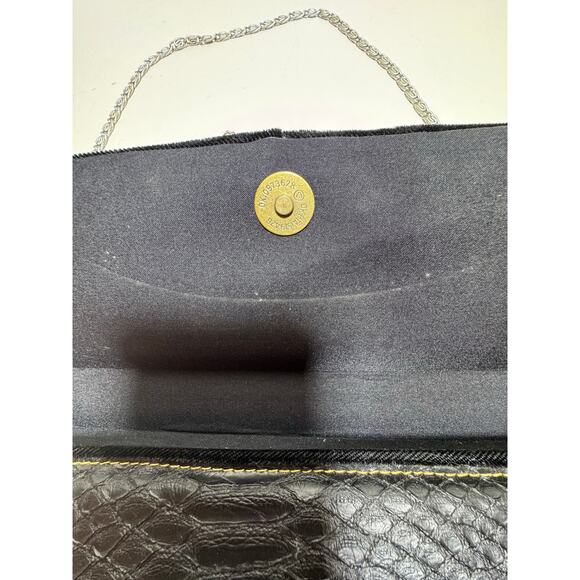 Vintage Mary Frances Designer Beaded Handbag Black Evening OK 0973628 - Picture 5 of 10